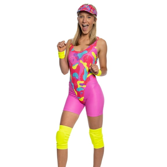 Beauty Doll 80's Workout Complete Outfit Movie Set Mens and Womens Halloween Costume Cosplay
