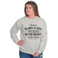 thumbnail image 1 of Beauty Dreams Cute Inspirational Women Crewneck Sweatshirt Brisco Brands S, 1 of 5