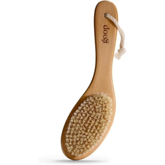 Beauty Dry Brush | Detoxifying Body Exfoliator Wooden Handle with Natural Biodegradable Sisal Fibers Sweeps Away Dead Skin FSC Certified