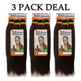 thumbnail image 1 of Beauty Elements 3x Ghana Braid Kanekalon Jumbo Braid Pre Stretched X Pression Hair 3x 50 ( #1 Black 3 Pack ), 1 of 7