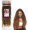 thumbnail image 1 of Beauty Elements Ghana Twist Synthetic Hair Crochet Braid 3x Boho Locs 24” ( 2 Pack #2 Dark Brown ), 1 of 6