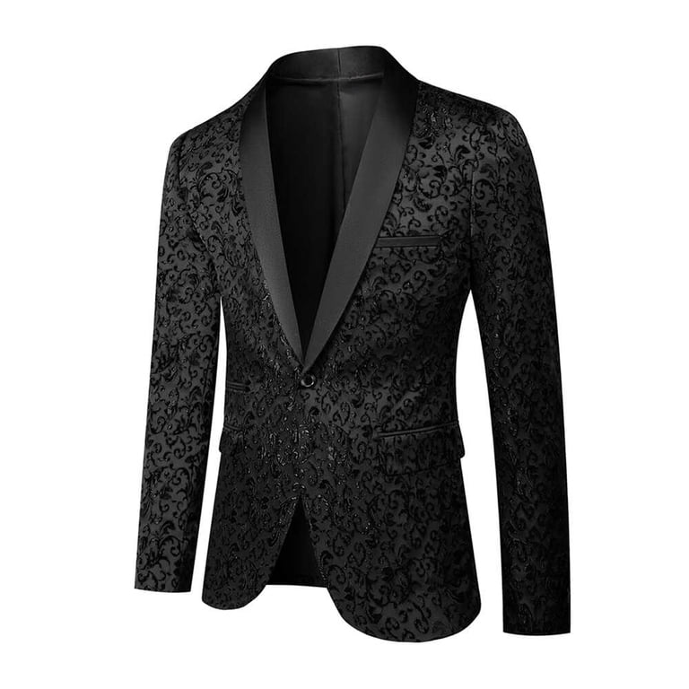 Beauty Emily Men's Business Office Dress Blazer Suit Jacket for Dinner,  Party, Prom, Wedding - Walmart.com