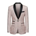 thumbnail image 1 of Beauty Emily Men Blazer Suit Jacket Pants Dinner Party Prom Wedding Stylish Tuxedo Men's Suits, 1 of 7