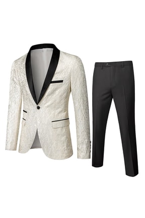 Beauty Emily Men Blazer Suit Jacket Pants Dinner Party Prom Wedding Stylish Tuxedo