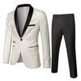 thumbnail image 1 of Beauty Emily Men Blazer Suit Jacket Pants Dinner Party Prom Wedding Stylish Tuxedo, 1 of 5