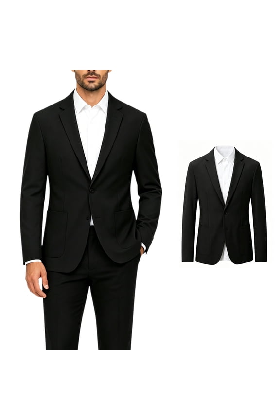 Men's Ice Silk Slim Fit 1 Button Blazer