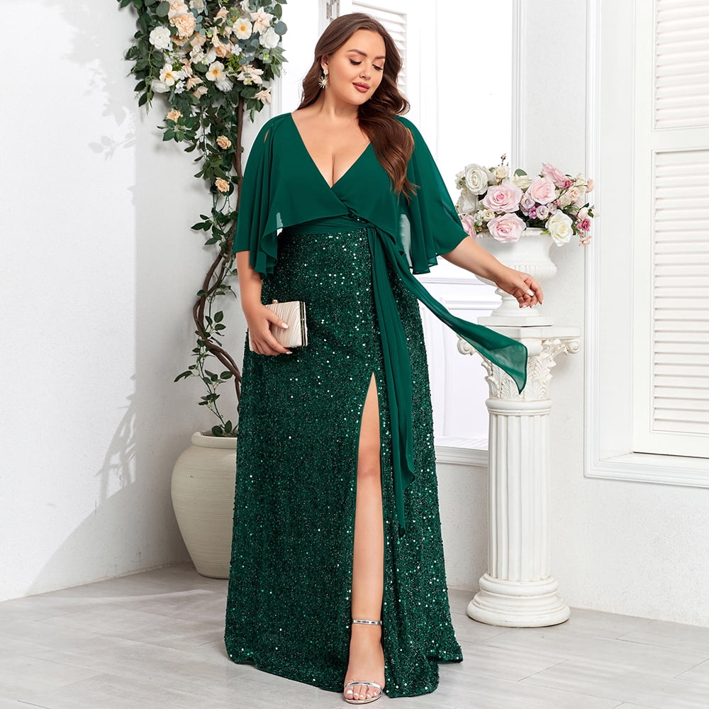 emerald green dress for older ladies Dresses Women Color:ROYAL BLUE Silk Grid Relaxed Pant ju Wrap dress very fitted at natural