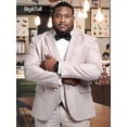 thumbnail image 1 of Beauty-Emily Plus Size Men’s 3 Piece Suit Set Blazer Vest Pants Business Formal Wedding Elegant Attire, 1 of 8