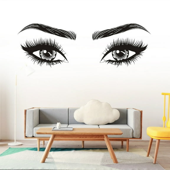 Beauty Eye Wall Decals Wall Sticker Pattern Removable Wall Sticker Bedroom Living Room Decoration Clearance Under 10$!