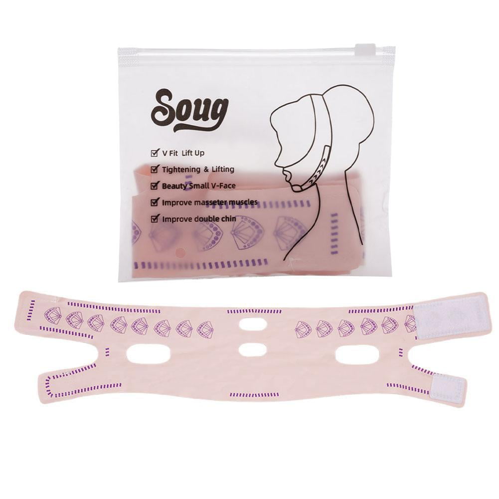 Beauty Face Sculpting Sleep Mask - Pink, Reusable, and Easy to Clean
