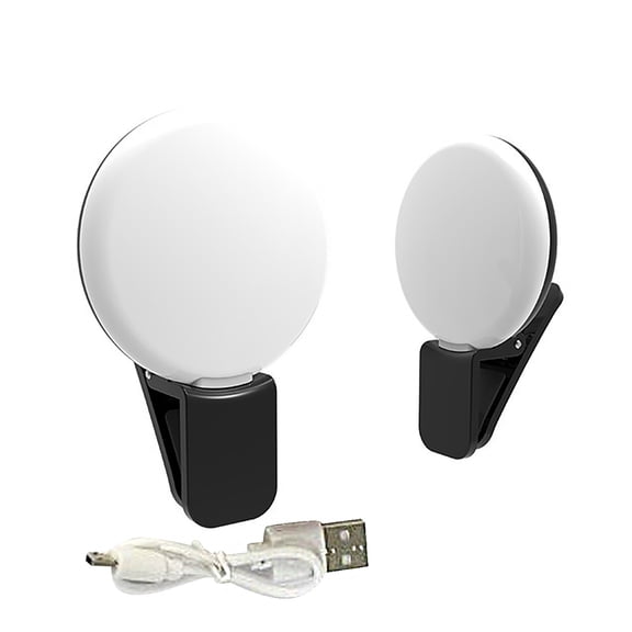 Beauty Fill Light with 3+1 Intensity Settings for Mobile Phone Photography and Live Streaming