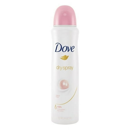 Dove Beauty Finish Dry Spray Antiperspirant Deodorant, Sandalwood, 3.8 oz, 3 Pack