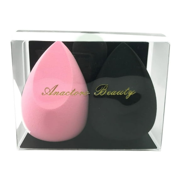 Beauty - Flawless Beauty Makeup Sponge Set - Your Secret to Effortless Makeup Magic! 3pcs Rare Blender for Liquid, Cream and Powder, Latex Free Vegan Sponge (Cream-Cherry)