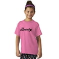 thumbnail image 1 of Beauty Motivational Positivity Girls Kids T Shirt Tees Teen Brisco Brands L, 1 of 6