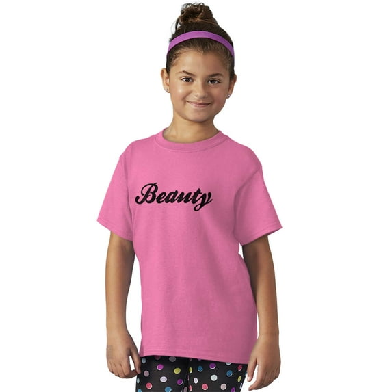 Beauty Motivational Positivity Girls Kids T Shirt Tees Teen Brisco Brands L