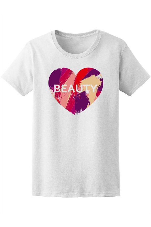 Beauty Heart Of Colorful Make Up Tee Women's -Image by Shutterstock