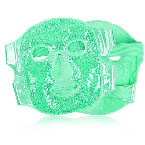 Beauty Ice Pack Comfortable Cooling Mask Patch Eye Mask A - Reusable Gel Beads Face Hot & Cold For Migraine Puffiness Pressure Acne Headaches Relaxation Cold And Hot Gel Beauty Ice Makeup Organizers