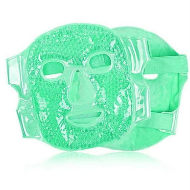 Beauty Ice Pack Cooling Mask Eye Mask Awwp Reusable Gel Beads Face Hot & Cold for Migraine Puffiness Pressure Relaxation Cold and Hot Gel Beauty Ice Pack Bag Comfortable Cooling Facial 10Ml