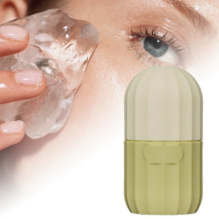 Beauty Instrument Ice Facial Roller Reusable Silicone Tool for Massage Care Eye Bag Removal and Face Conditioning