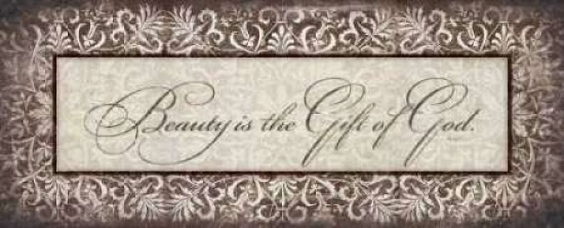 Beauty Is Canvas Art - Stephanie Marrott (10 x 20)