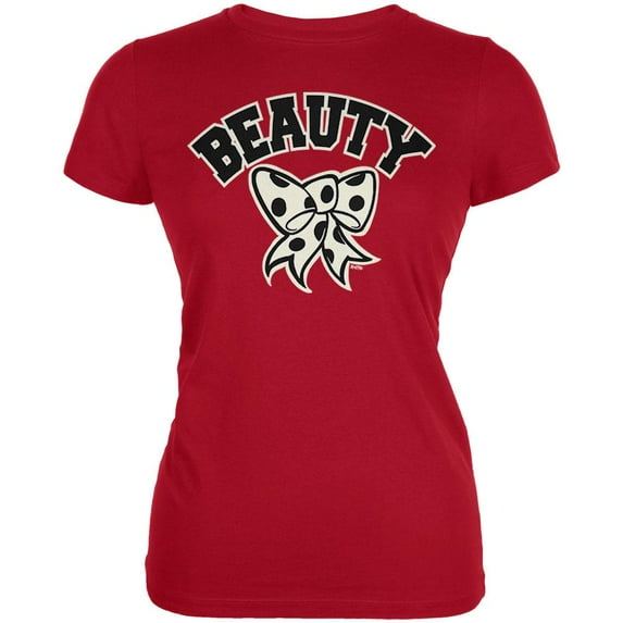 Beauty Juniors Soft T Shirt Red X-LG