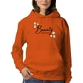 thumbnail image 1 of Beauty Lettering With Daisy  Hoodie Women -Image by Shutterstock, Female Small, 1 of 4