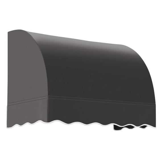 Awntech 3.38 Ft Savannah Waterfall Closed-Sides Awning Canopy (40.5in x 44in x 36in), Black