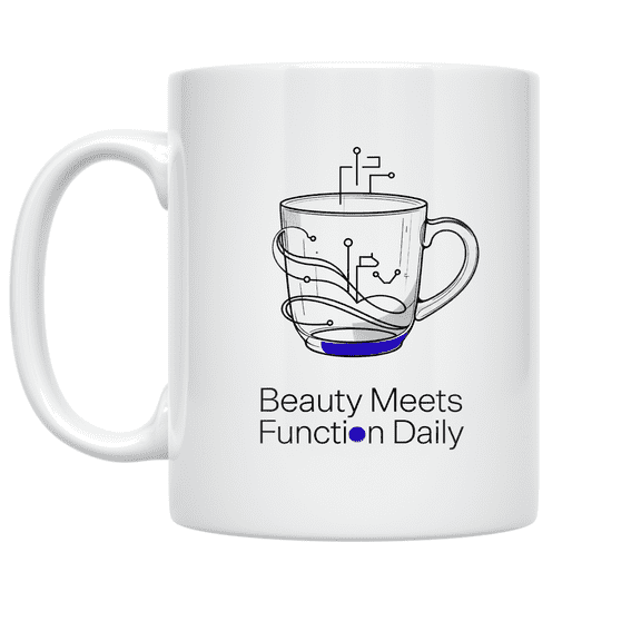 Beauty Meets Function Daily - Tech-Savvy Individual - 11 oz Ceramic Coffee Mug