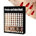 thumbnail image 1 of Beauty Nail Advent Christmas Countdown Calendar 2025,24 Days Surprise Calendar Nail Art with 24PCS Press On Nails,Reusable French Christmas Press on Nails for Women Girls New Year Gifts-B, 1 of 8