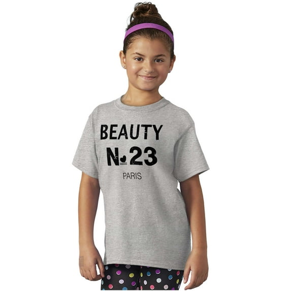 Beauty No 23 Paris able Stylish Girls Kids T Shirt Tees Teen Brisco Brands X