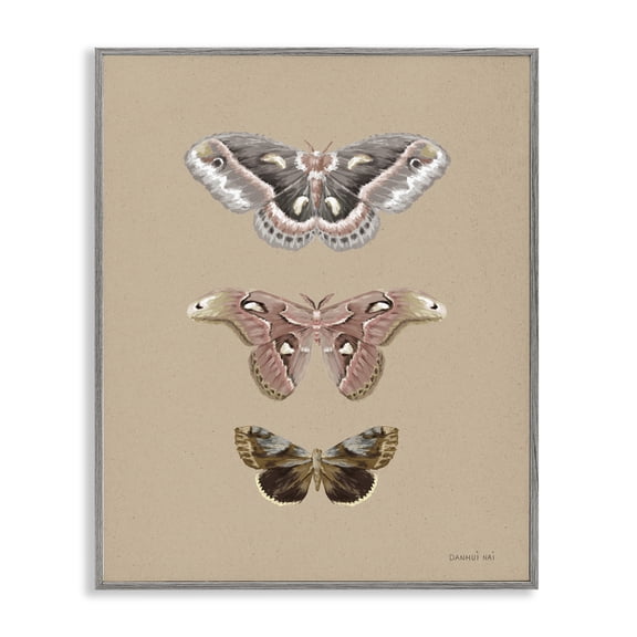 Stupell Industries Beauty Of The Forest Gray Framed Giclee Art, design by Danhui Nai, 14 x 11