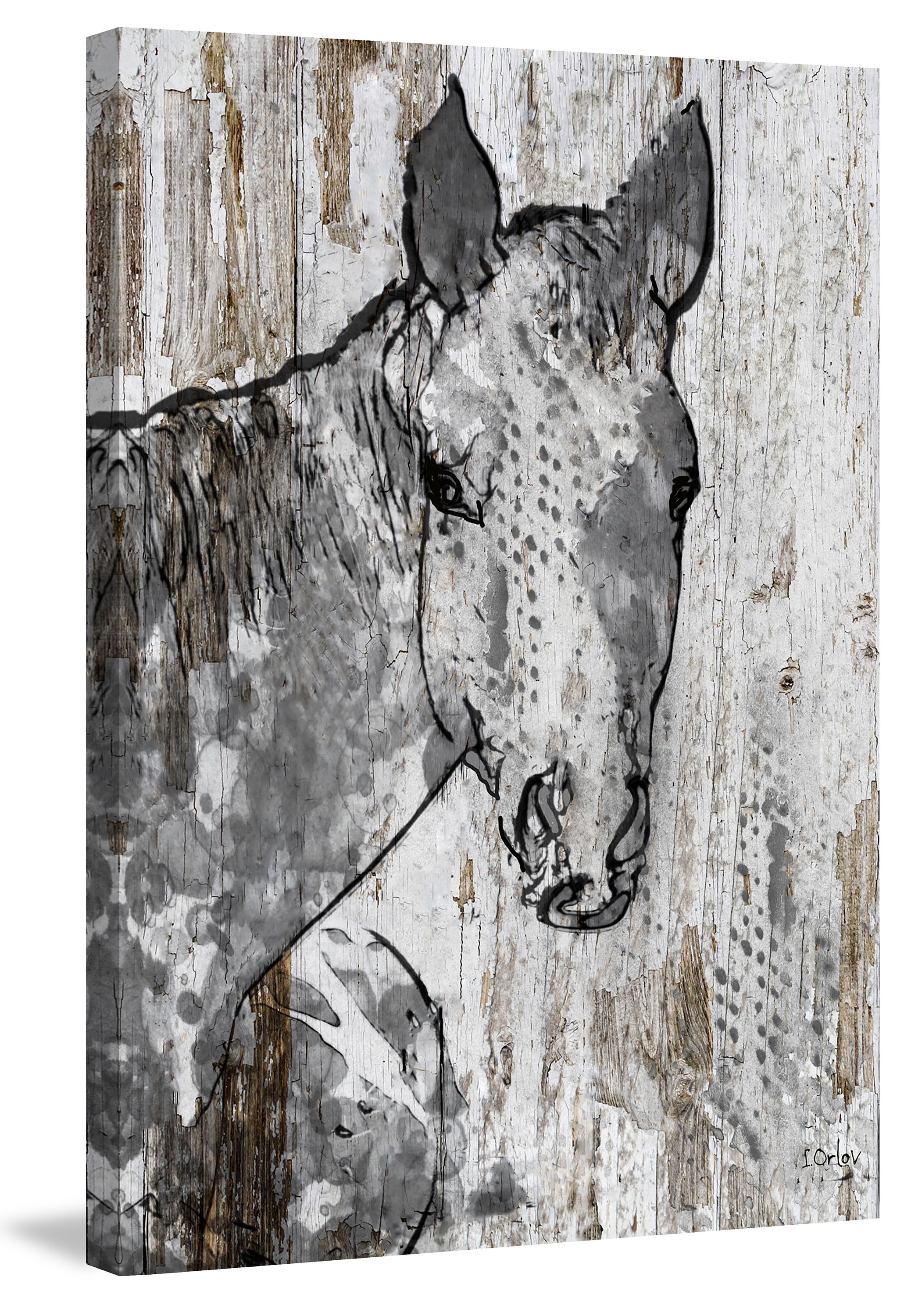 "Beauty" Painting Print on Wrapped Canvas