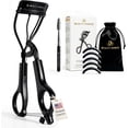 thumbnail image 1 of Beauty Power Eyelash Curler with Brush & 5 Black Peplaceable Silicone Pads Black Metal Eyebrow Curler for All Eye Types, 1 of 6
