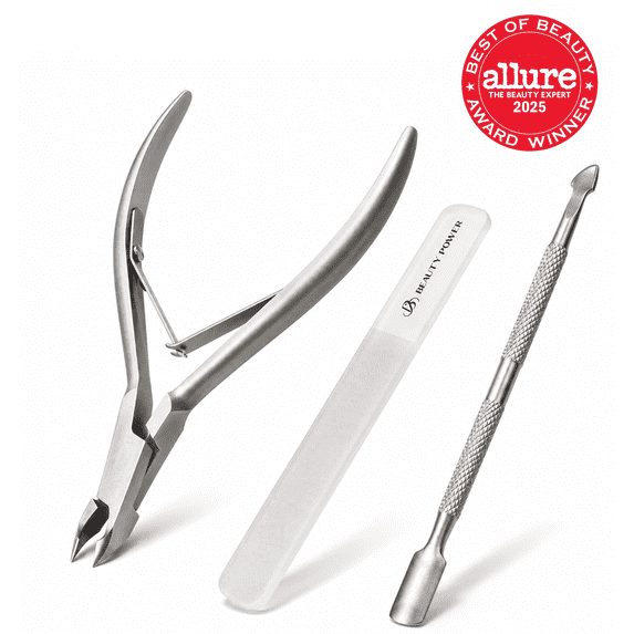 Beauty Power, Nail Care Set, with Cuticle Trimmer Nipper & Nano File ...