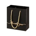thumbnail image 1 of Beauty Present Decor Thank You Gift Boxes Handbag Paper Bags Package Bag BLACK SMALL, 1 of 8