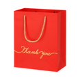 thumbnail image 1 of Beauty Present Decor Thank You Gift Boxes Handbag Paper Bags Package Bag RED MEDIUM, 1 of 8