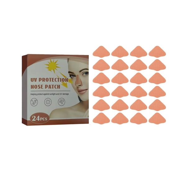 Beauty Products for Women, 24 Set Sun Protection Nose Patch UltravioletRays Protection Nose Cover For Men Women Sports Tanning Outdoor
