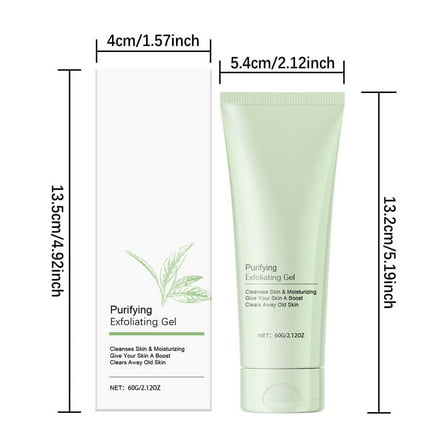 Beauty Products for Women, Exfoliating Gel Gently Cleanses And Shrinks Pores 60ml