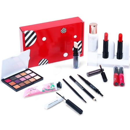 Beauty Products for Women, Girls' Basic Cosmetics Set 14-piece Set In A Box