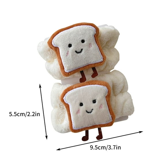 Beauty Products for Women, Wrist Wash Headband Hair Ties Cuffs Face Wash Bands Absorbent Microfiber Wash Cloth For Makeup Skin