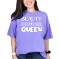 thumbnail image 1 of Beauty Queen Stylish Graphic Design, Violet Comfort Colors T-Shirt, XL, 1 of 3