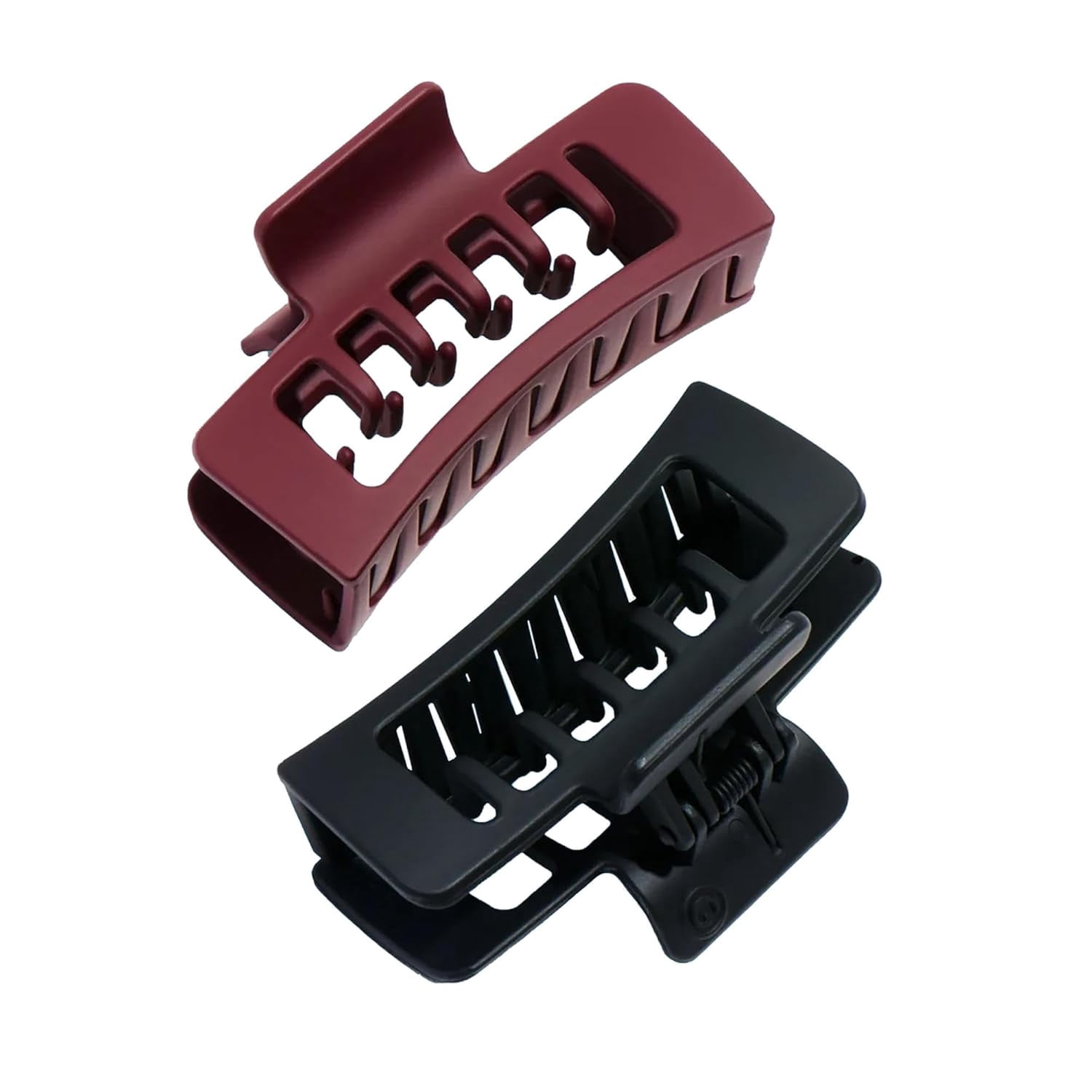 Beauty Rectangle Double Teeth Claw Clip - Extra Grip Accessory Set ...