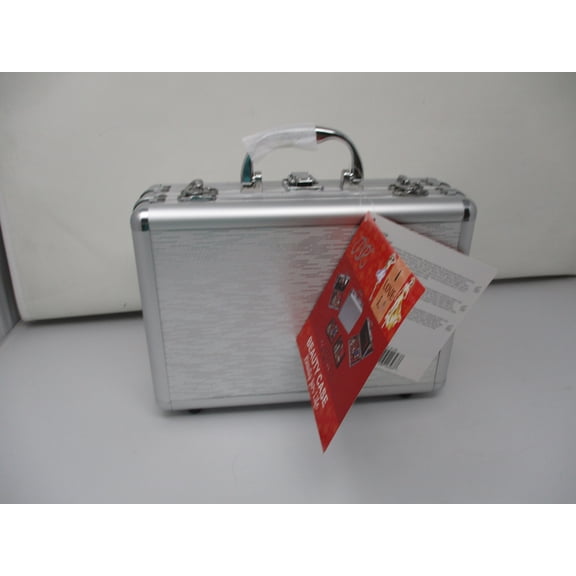 Beauty Revolution Silver Cosmetic Case