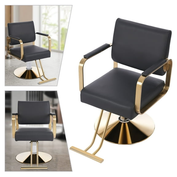 Beauty Salon Chair Barber Chair for Hair Stylist with Hydraulic Pump & Footrest