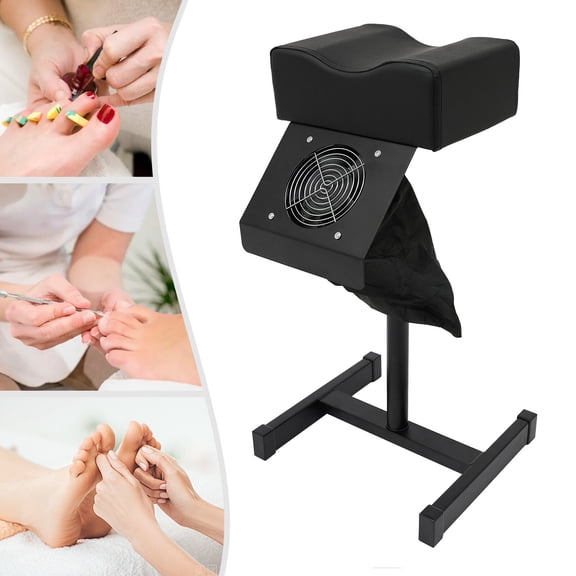 Beauty Salon Lift Stool Chair Footrest for Pedicure Adjustable Leg Rest 48-68cm