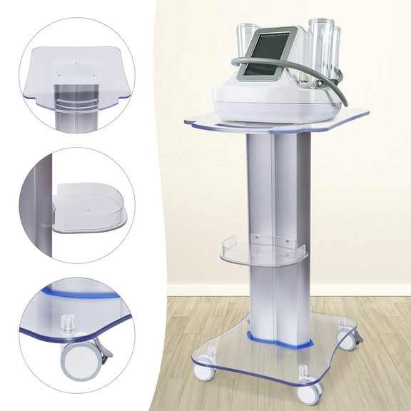 Beauty Salon Trolley Cart, Acrylic Beauty Cart, Great for Beauty Salons, Barbershops, Studios, Shops, Medical Shops, and More