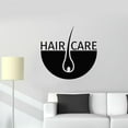 thumbnail image 1 of Beauty Salon Vinyl Wall Decal Hair Care Cosmetology Clinic Art Wall Window Stickers Mural Hair Salon Store Decoration 65x57cm, 1 of 4