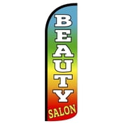 Beauty Salon Windless flag Without Pole Advertisement /Business Flags | Feather Flag |
