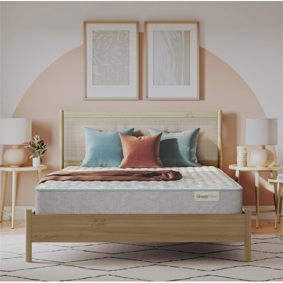 Beauty Sleep Slumberscape 11.5" Firm Mattress Set- Full - Innerspring; Fiberglass-Free