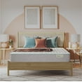 thumbnail image 1 of Beauty Sleep Slumberscape 12.5" Firm Mattress Low Profile Set- Twin - Innerspring; Fiberglass-Free, 1 of 9